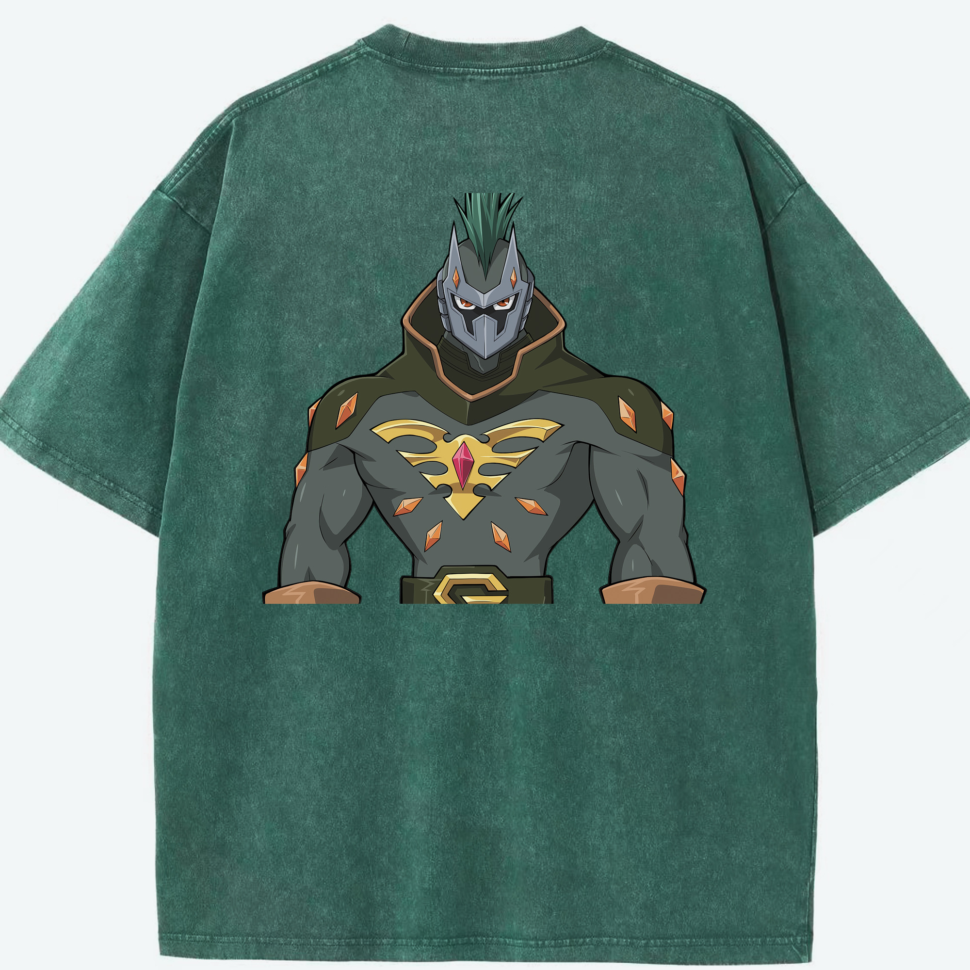 （画像用） 遊☆戯☆王 Yu-Gi-Oh! 綿100% ヴィンテージ風 半袖Tシャツ（背面プリント）